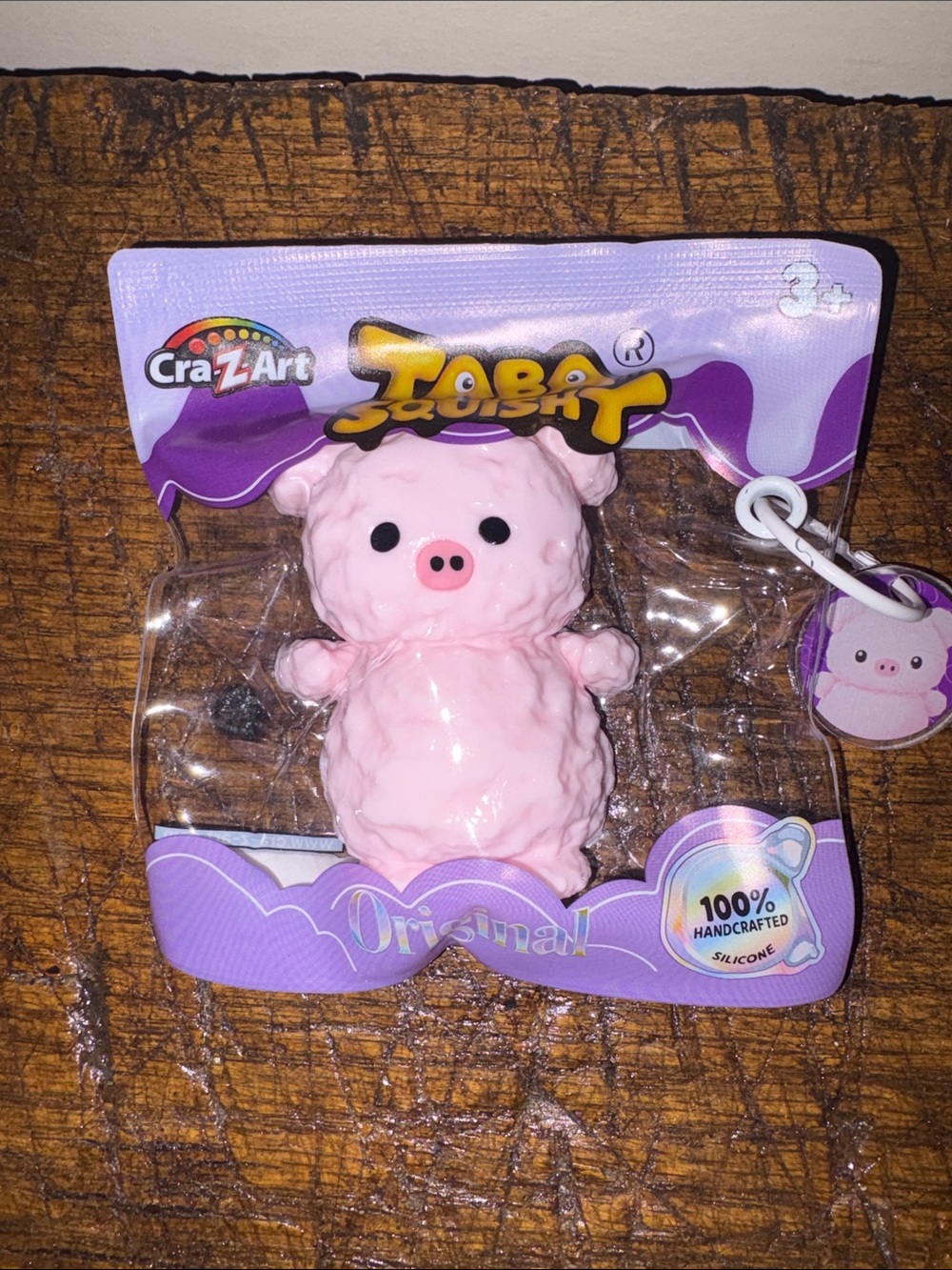 Pink Pig Toba Squishy Toy - Soft Silicone Kids Plush